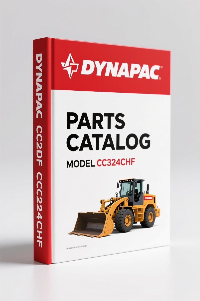 Dynapac CC324CHF Parts Catalog – 489 Pages OEM Specs