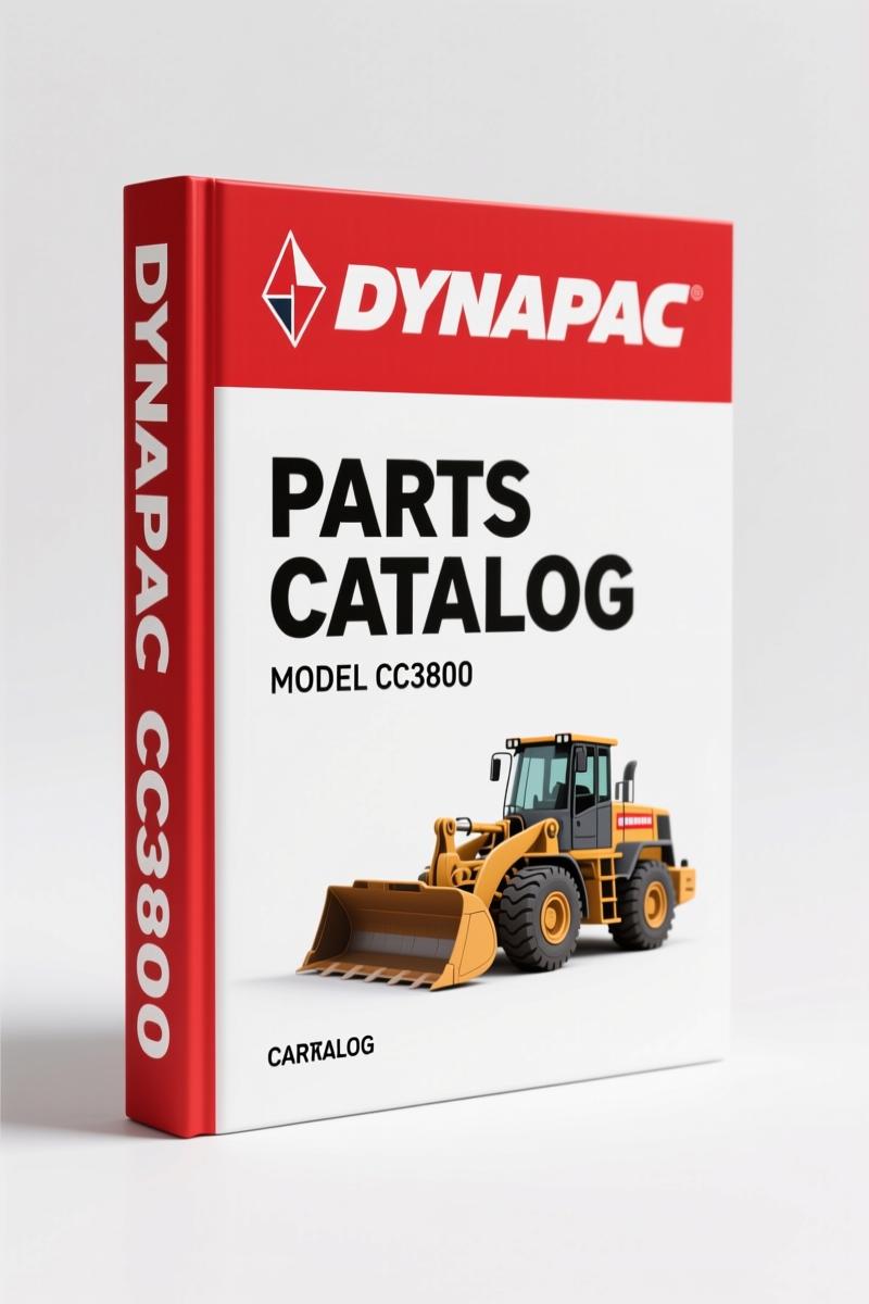 Dynapac CC3800 2016 Parts Catalog – 540 Pages OEM Spare Parts