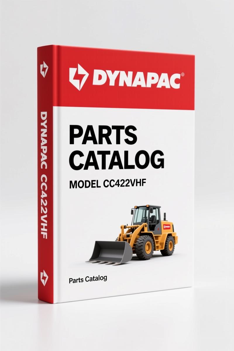 Dynapac CC422VHF Parts Catalog – 199 Pages OEM Spare Parts