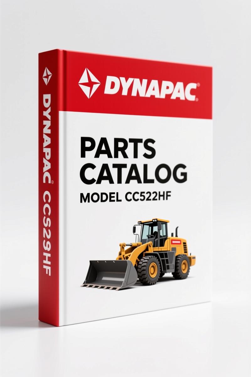 Dynapac CC522HF Parts Catalog – 319 Pages of OEM Spare Part Data