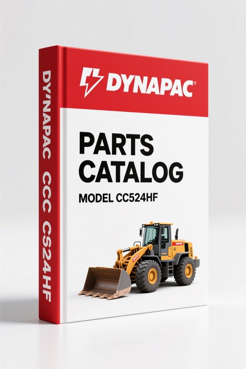 Dynapac CC524HF 2010 Parts Catalog – 534 Pages of OEM Part Numbers
