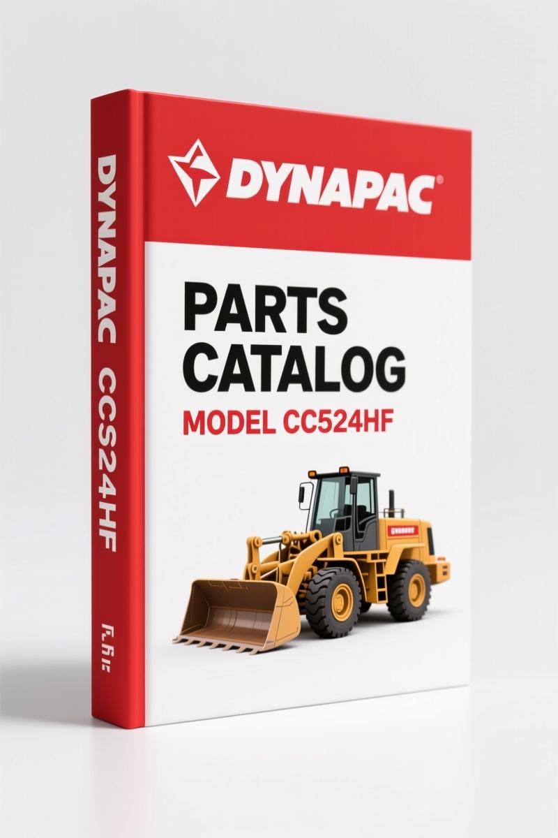 Dynapac CC524HF Parts Catalog – 558 Pages OEM Factory Data