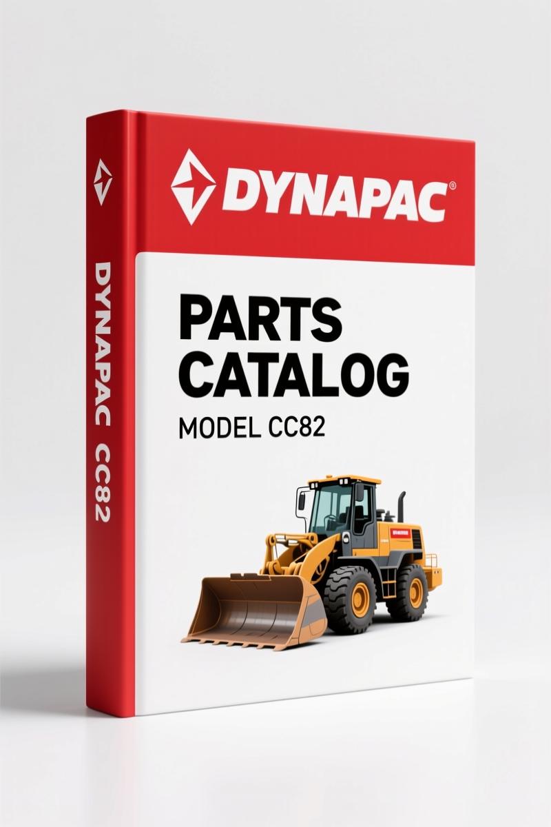 Dynapac CC82 Parts Catalog – 196 Pages OEM Exploded Diagrams