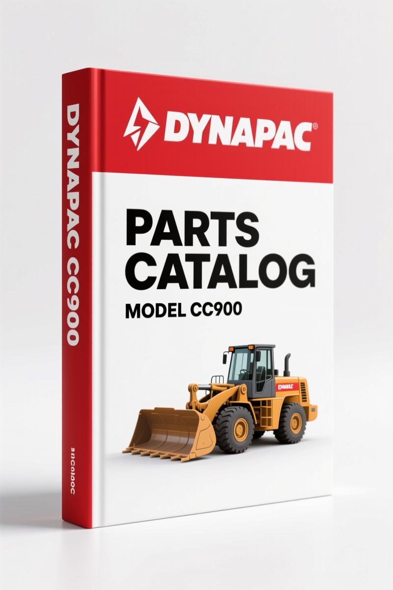 Dynapac CC900 Parts Catalog – 150 Pages OEM Factory Documentation