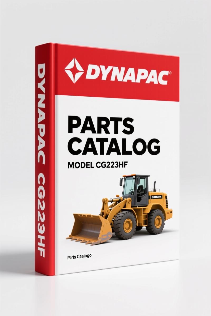 Dynapac CG223HF Parts Catalog – 242 Pages of OEM Specs