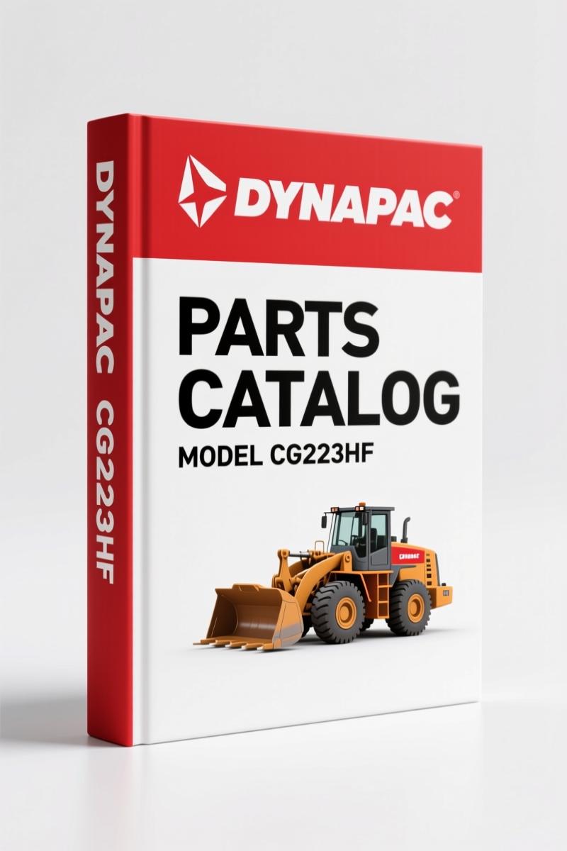 Dynapac CG223HF Parts Catalog – 229 Pages OEM Specs