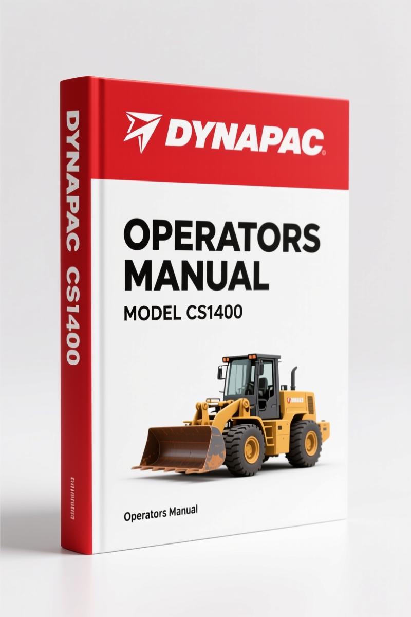 Dynapac CS1400 Operators Manual – 125 Pages of OEM Specs