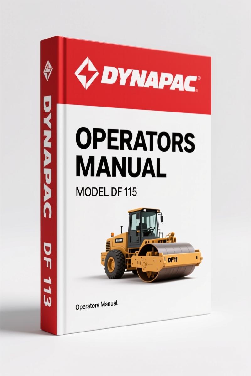 Dynapac DF 115, DF 125 Operators Manual – 234 Pages of OEM Specs