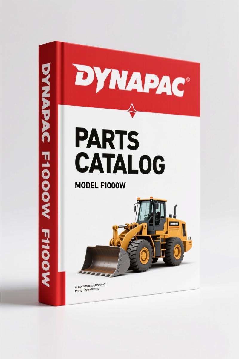 Dynapac F1000W 2015 Parts Catalog – OEM Assembly Diagrams