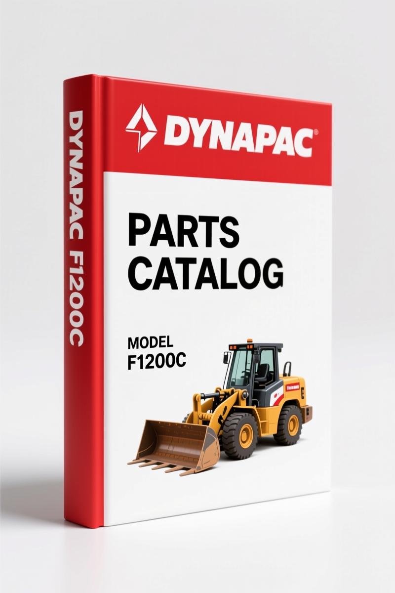 Dynapac F1200C, F1200CS 2016 Parts Catalog – OEM Exploded Views & Part Numbers