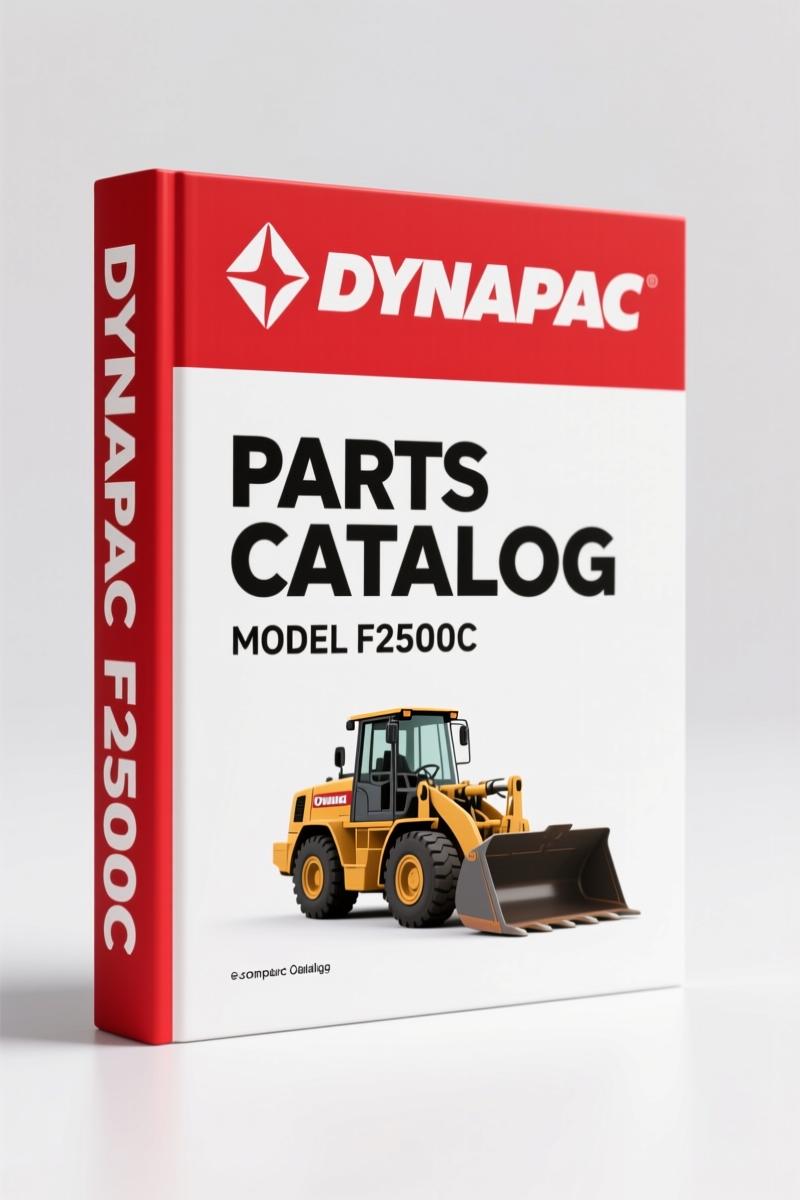 Dynapac F2500C 2014 Parts Catalog – OEM Part Numbers for Paver Maintenance