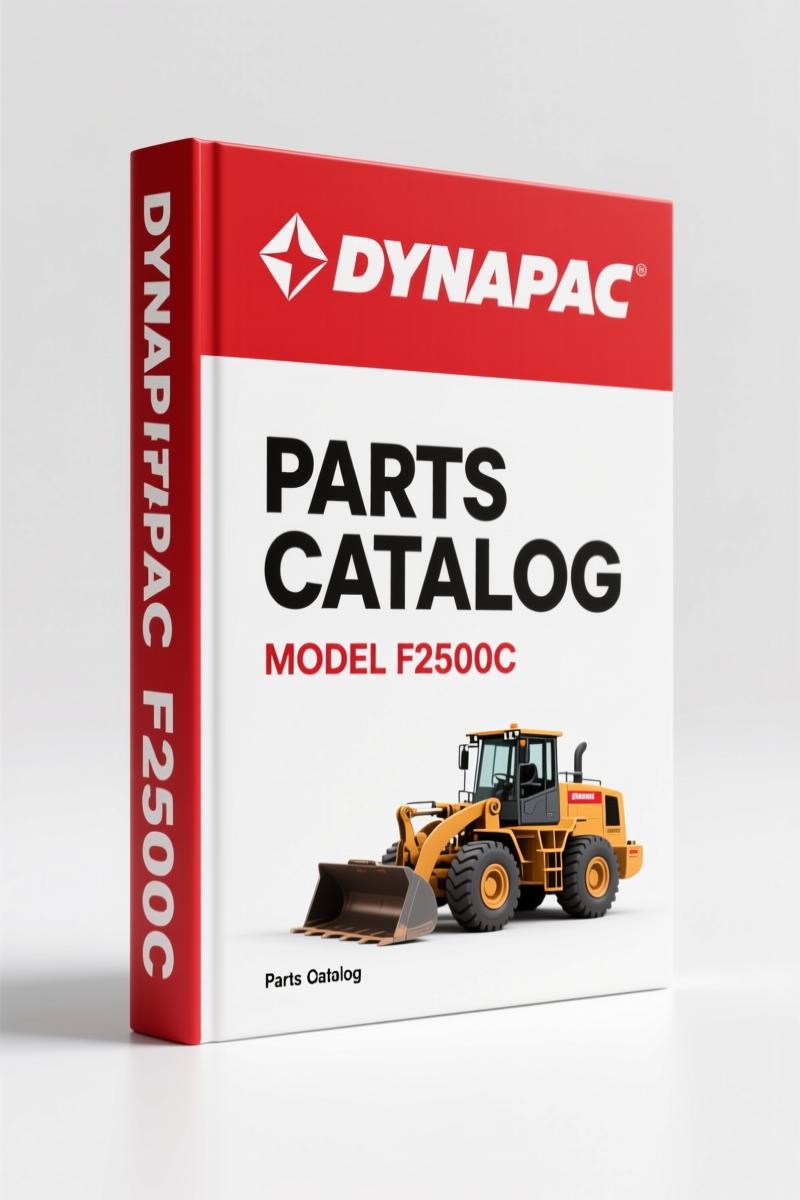Dynapac F2500C 2014 Parts Catalog – OEM Spare Parts Identification