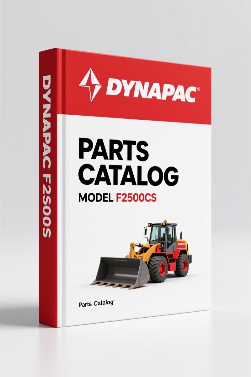 Dynapac F2500CS 2017 Parts Catalog – 614 Pages OEM