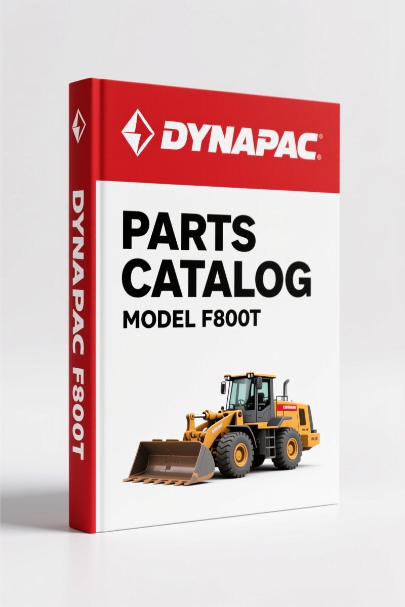 Dynapac F800T 2015 Parts Catalog – 338 Pages of OEM Spare Parts Data