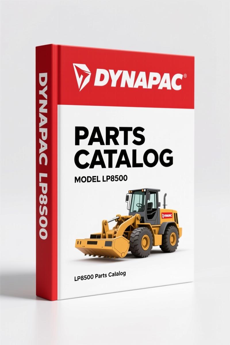 Dynapac LP8500 Parts Catalog – 78 Pages of OEM Spare Parts Data