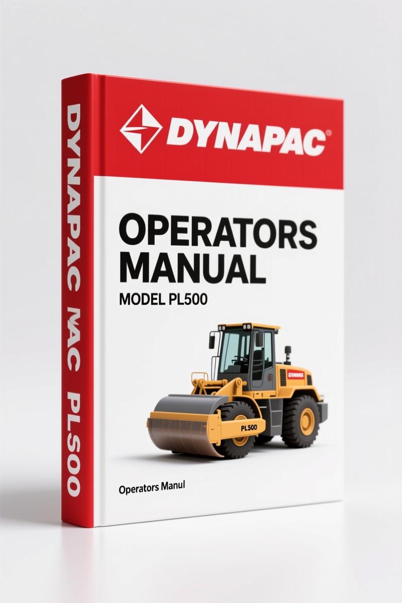 Dynapac PL500 Operators Manual: 158 Pages of Factory Specs