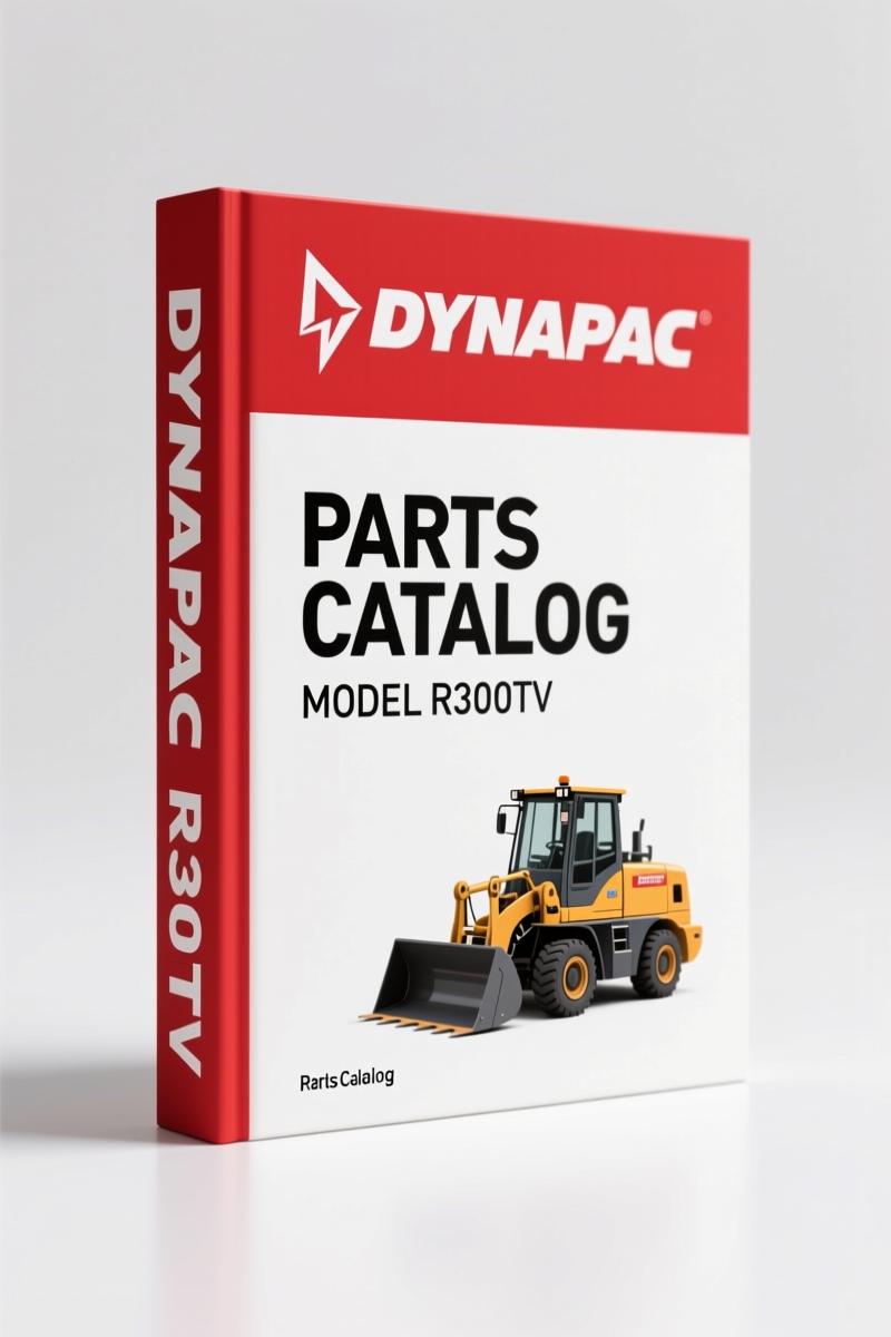 Dynapac R300TV 2015 Parts Catalog – 458 Pages of OEM Spare Parts Data