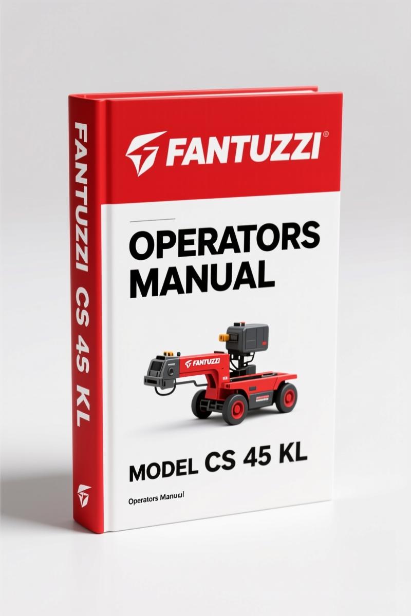Fantuzzi CS 45 KL Operators Manual – OEM Factory Specs