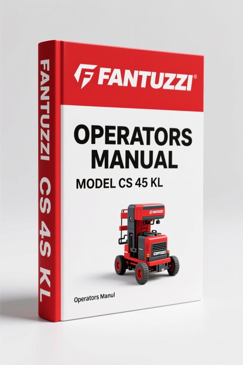 Fantuzzi CS 45 KL Operators Manual – OEM Specs & Safety