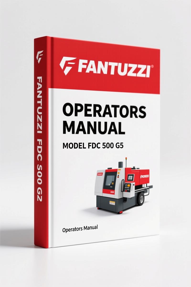 Fantuzzi FDC 500 G5 Operators Manual – OEM Safety & Controls