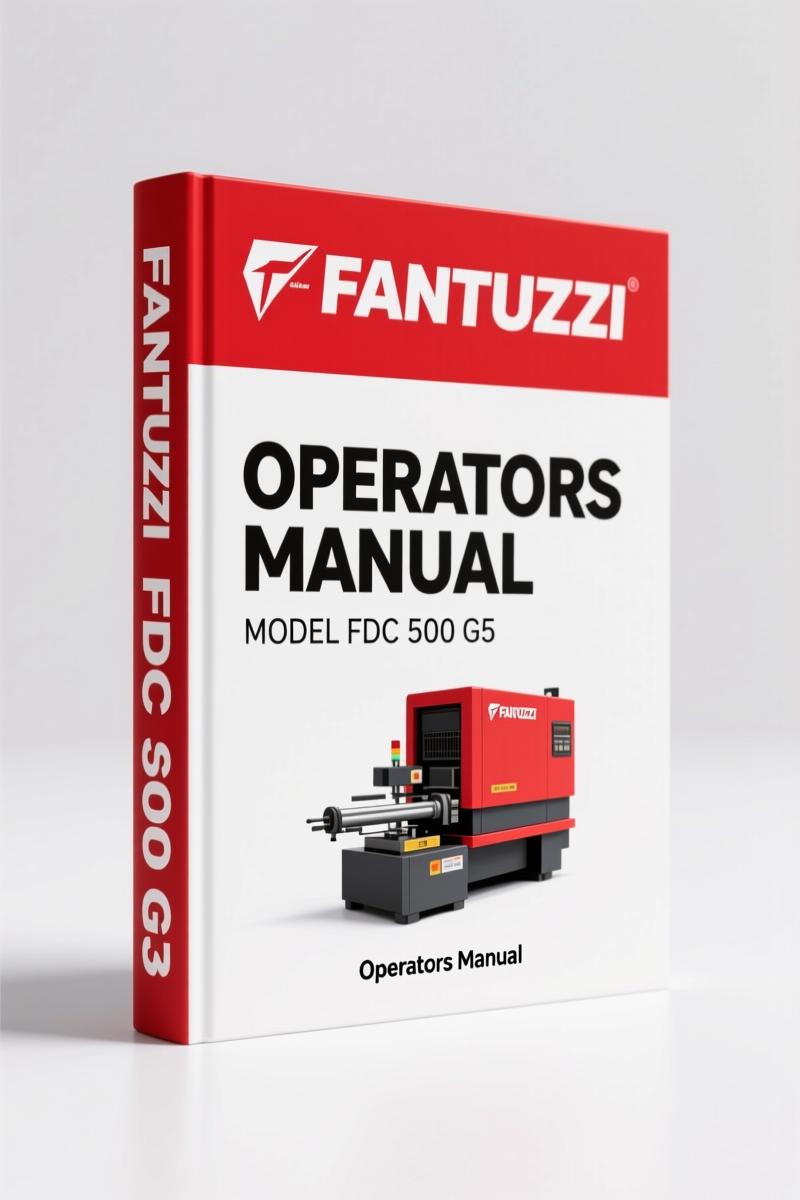 Fantuzzi FDC 500 G5 Operators Manual – Factory Operator Specs
