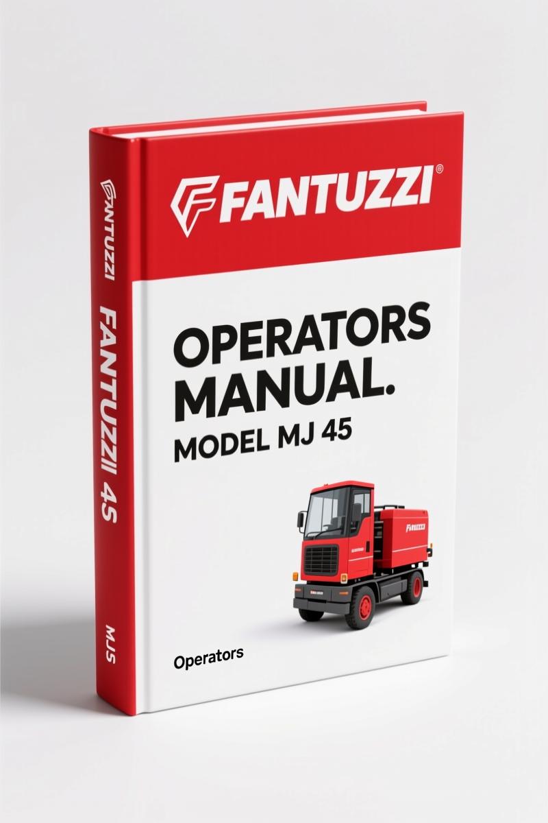 Fantuzzi MJ 45 Operators Manual – OEM Specs for CONT Stacker