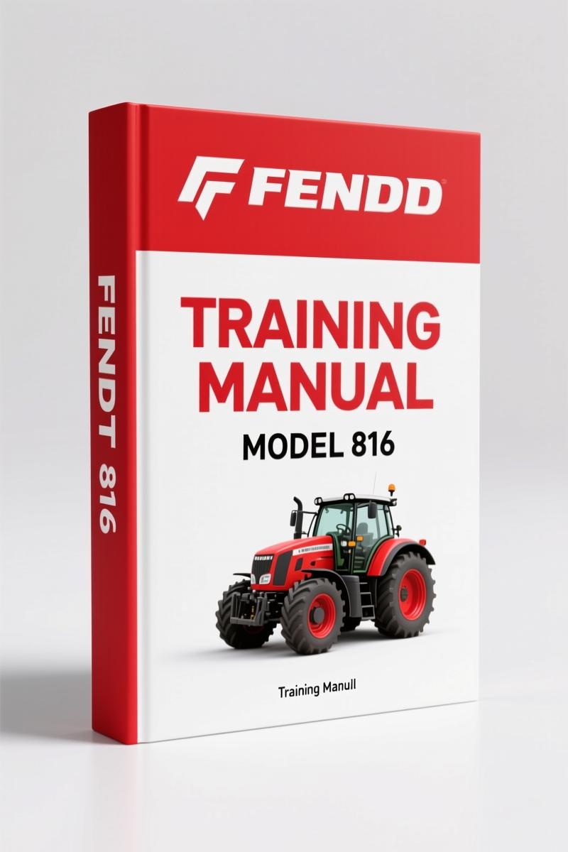 Fendt 816, 824 1998 Training Manual – Factory Service Training