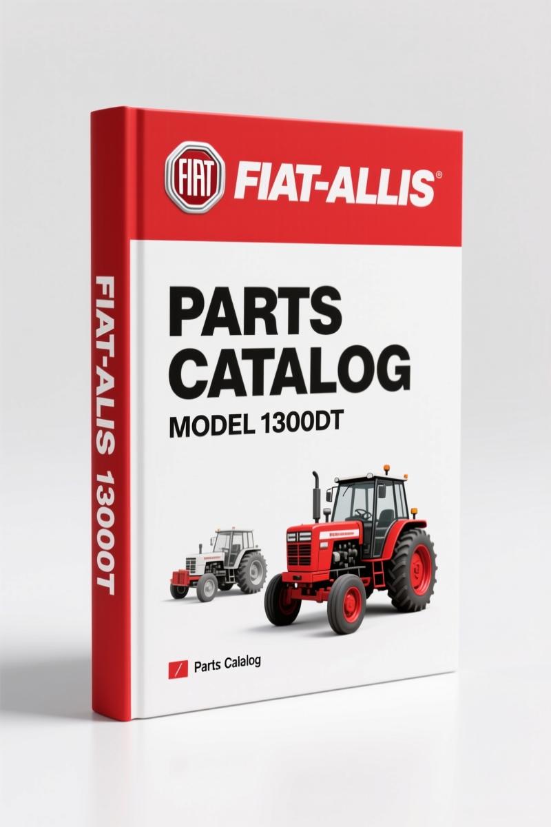 Fiat-allis 1300-1300DT Parts Catalog cover - 419-page OEM factory manual