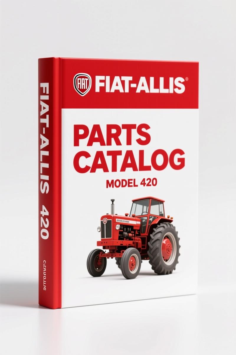 Fiat-allis 420 DT Parts Catalog cover – factory OEM manual 347 pages