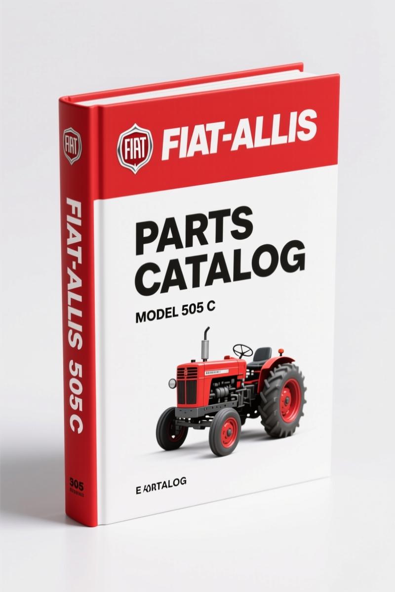 Fiat-allis 505 C Parts Catalog - 347-page OEM factory spare parts manual cover