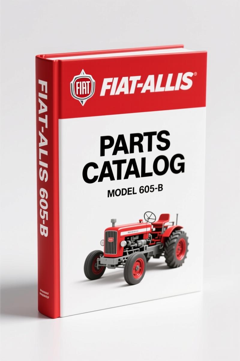 Fiat-Allis 605-B 1978 Parts Catalog supplement cover page showing wheel loader and OEM part numbers