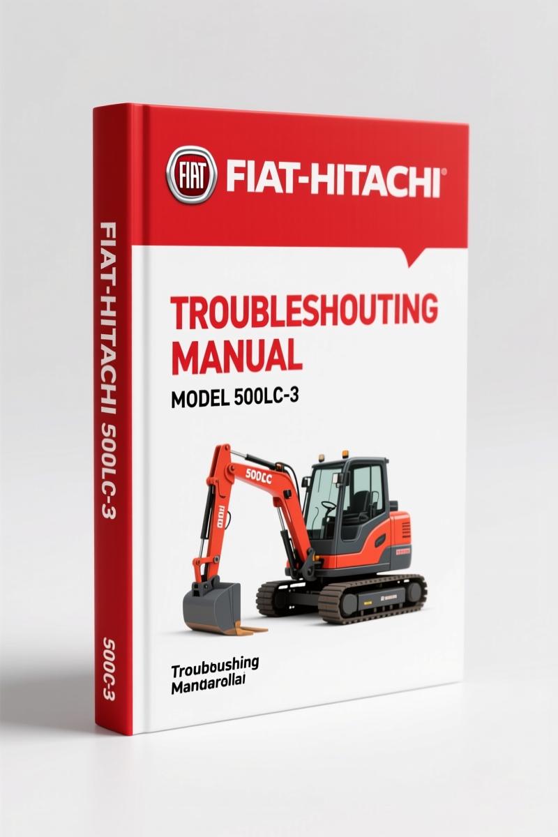 Fiat-hitachi 450-3 to 500LC-3 Troubleshooting Manual