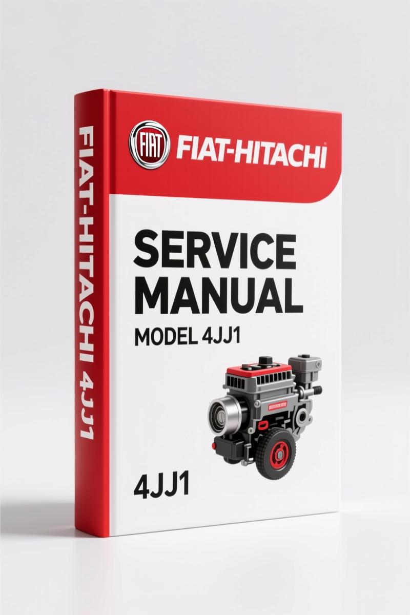 Fiat-hitachi 4JJ1 2008 Service Manual – Engine Overhaul & Torque Specs