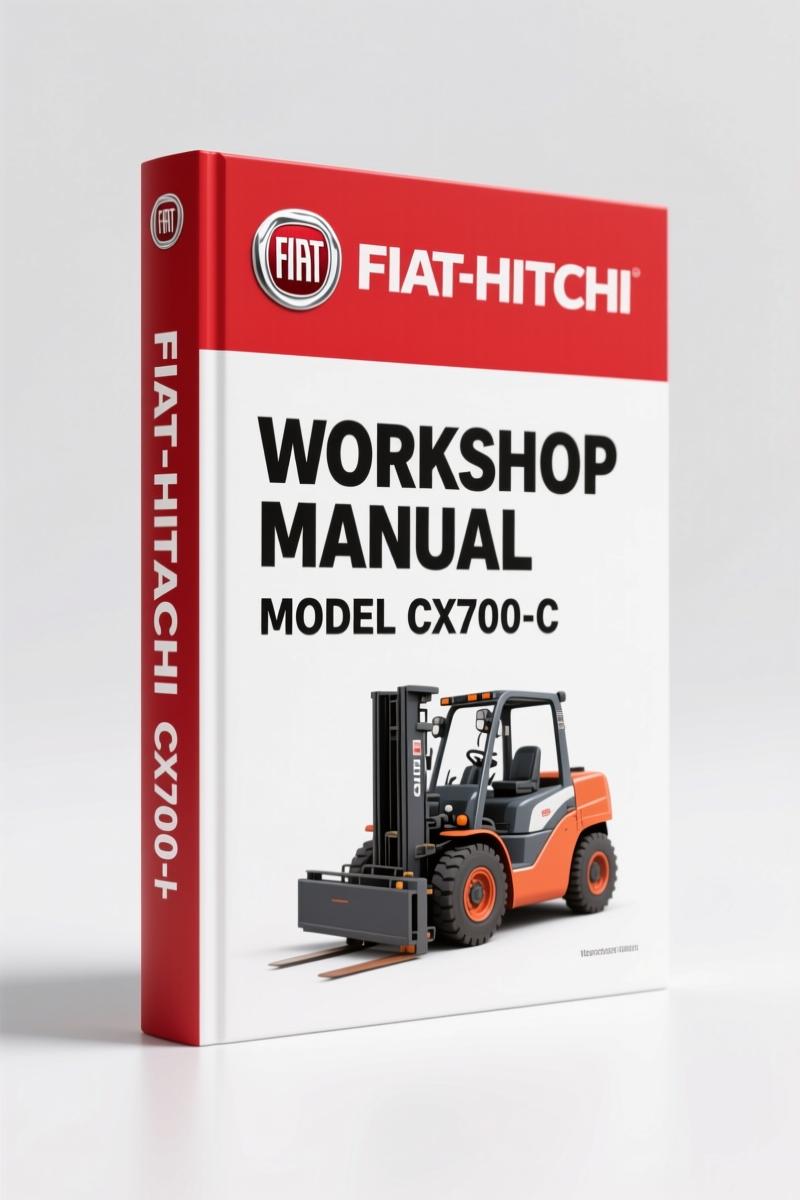 Fiat-hitachi CX500-C, CX550-C, CX700-C Workshop Manual 852 Pages OEM