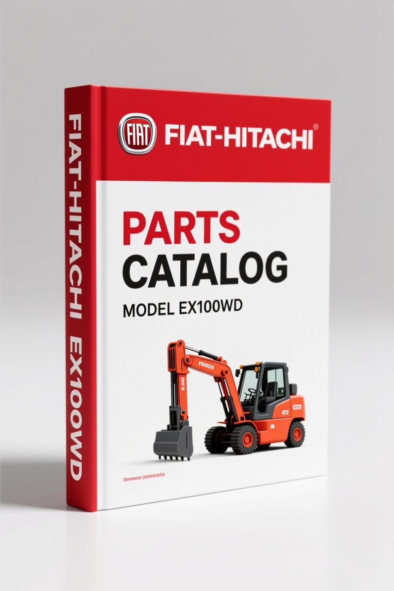 Fiat-hitachi EX100WD Parts Catalog – 251 Pages OEM