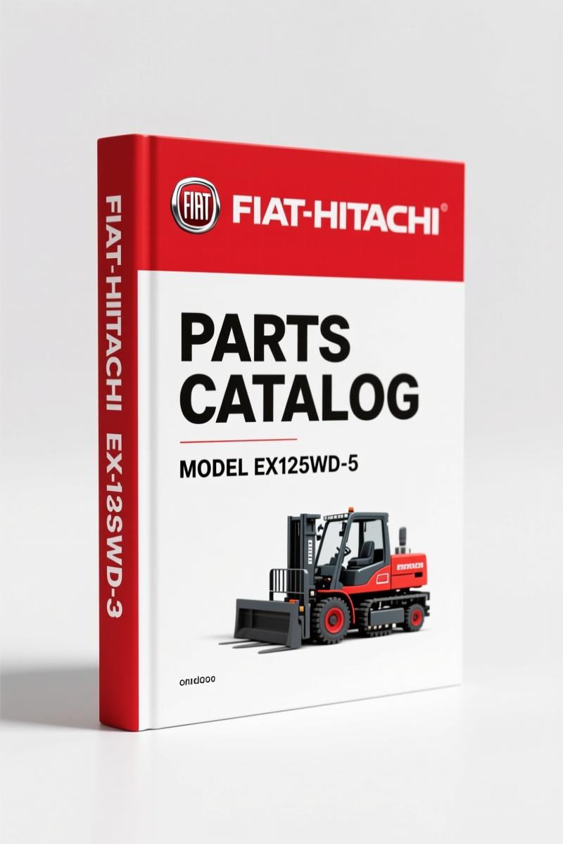 Fiat-hitachi EX125WD-5 Parts Catalog – 535 Pages OEM Parts Data