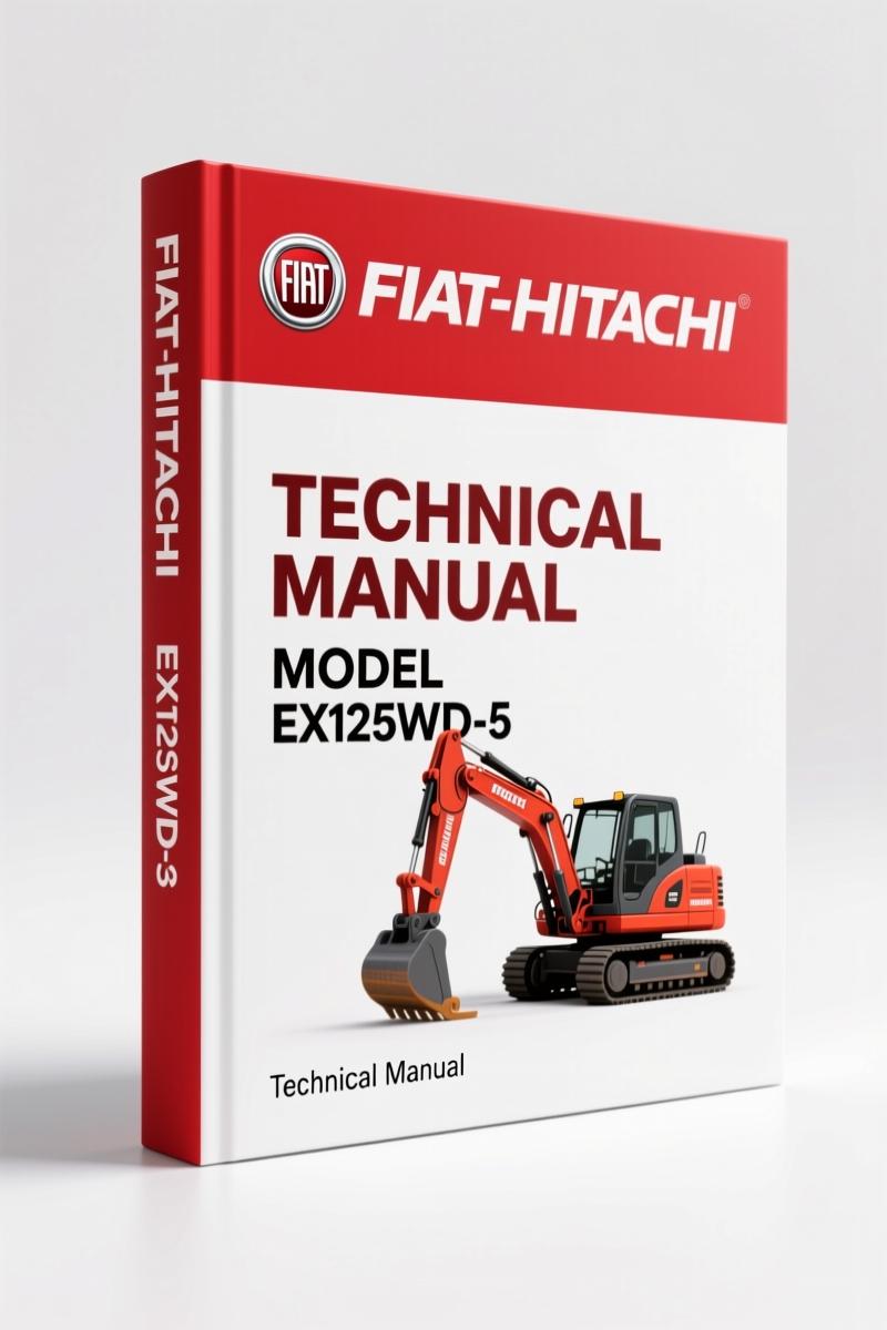 Fiat-hitachi EX125WD-5 Technical Manual – 214 Pages Factory System Docs