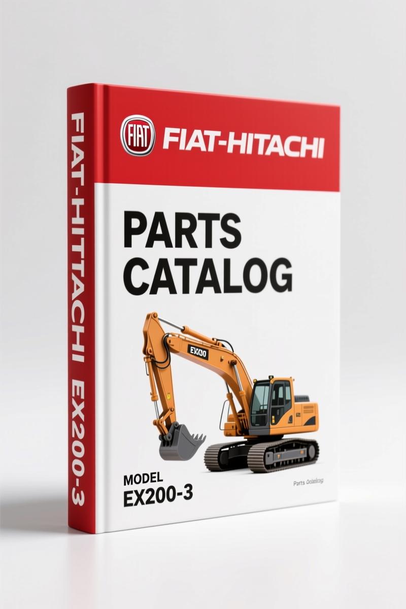 Fiat-hitachi EX200-3 Parts Catalog – 509 Pages OEM Part Data