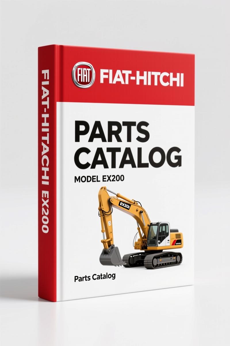 Fiat-hitachi EX200, EX200LC Parts Catalog – 383 Pages OEM