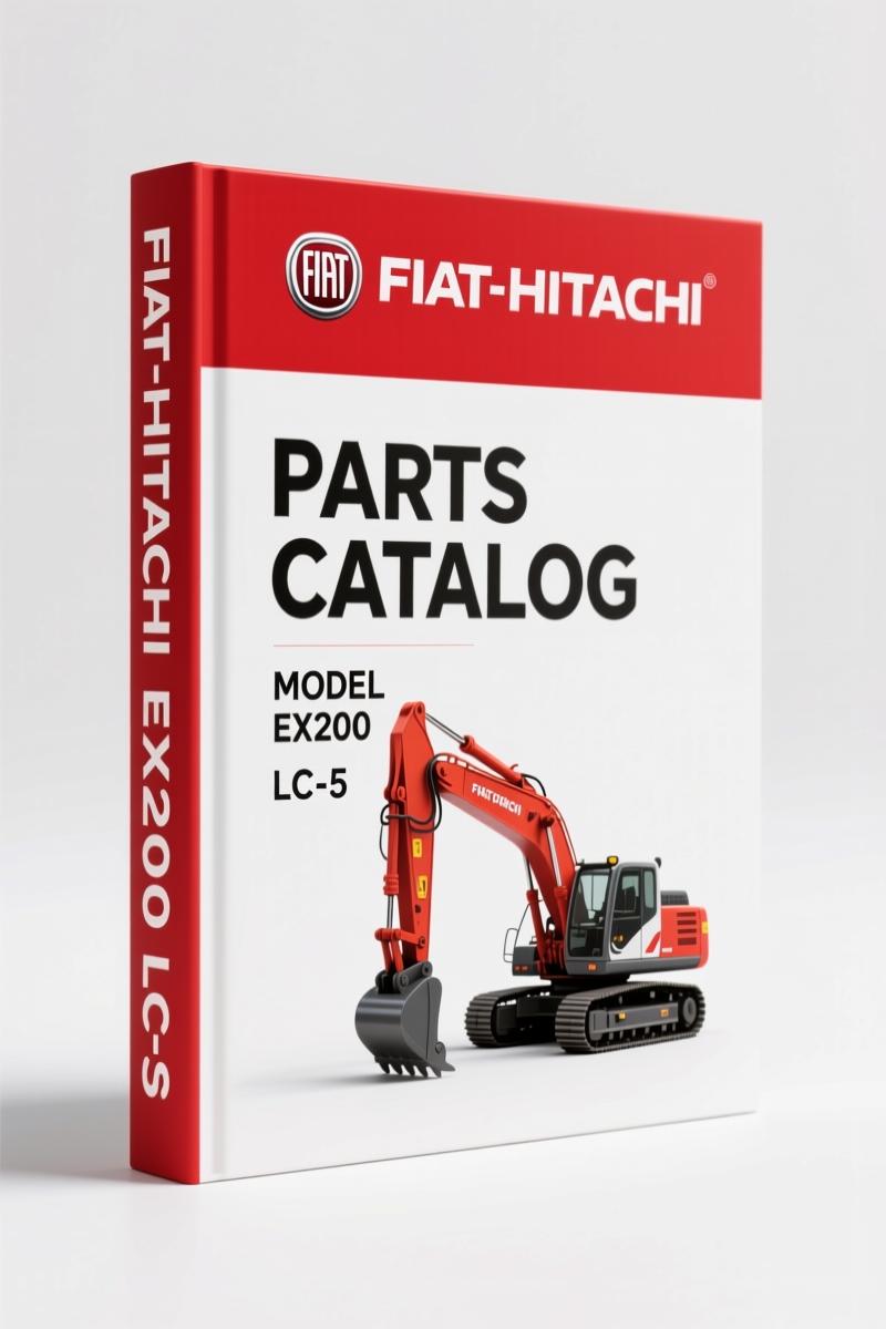 Fiat-hitachi EX200-5 EX200 LC-5 EX210 H-5 Parts Catalog 131 Pages