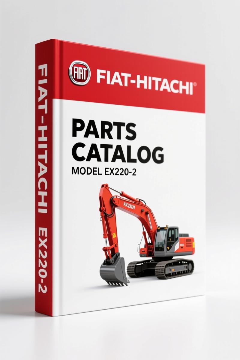 Fiat-hitachi EX220-2, EX220LC-2 Parts Catalog – 185 Pages OEM