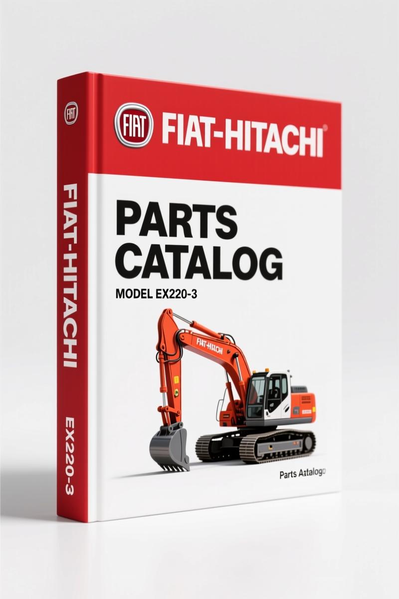 Fiat-hitachi EX220-3, EX220LC-3 Parts Catalog – 468 Pages OEM