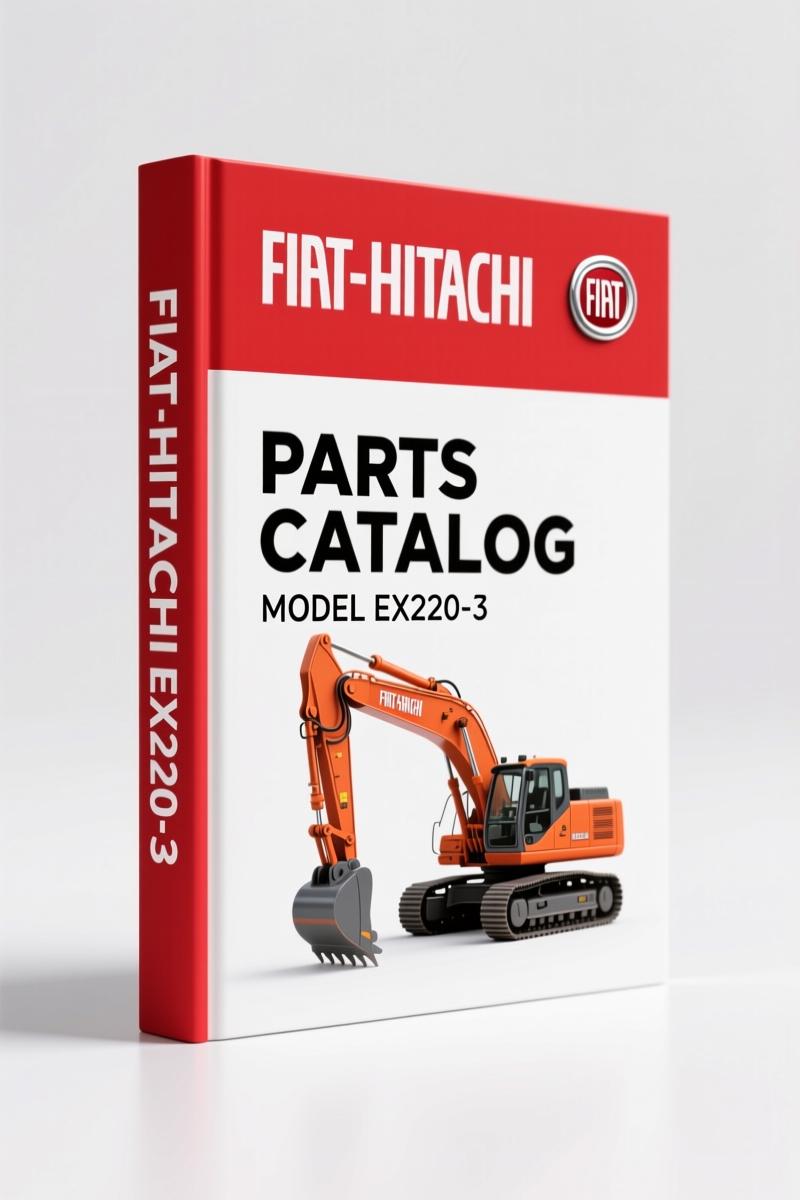 Fiat-hitachi EX220-3 EX220LC-3 Parts Catalog – 164 Pages OEM