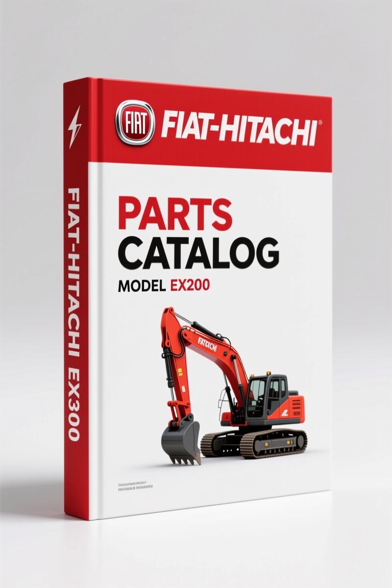 Fiat-hitachi EX300, EX300LC, EX300H, EX300LCH Parts Catalog – 393 Pages OEM