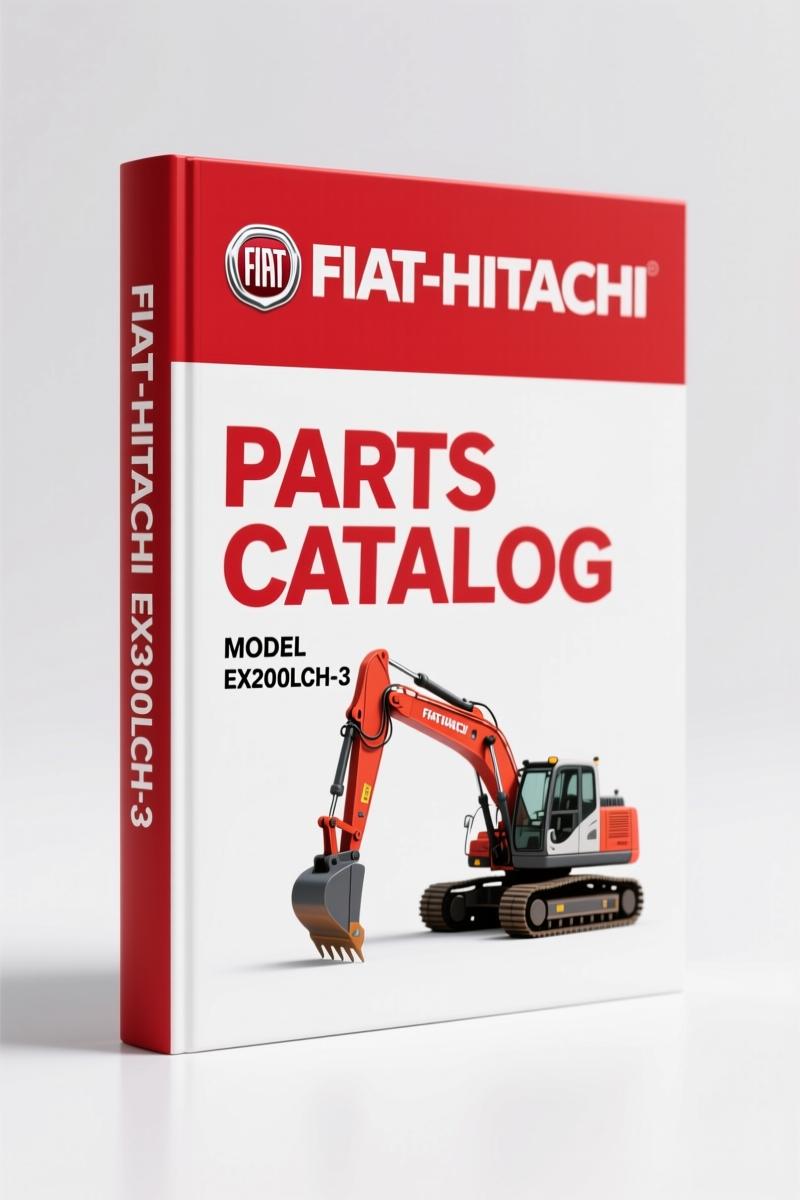 Fiat-hitachi EX300-3 Parts Catalog – OEM Parts Data 468 Pages