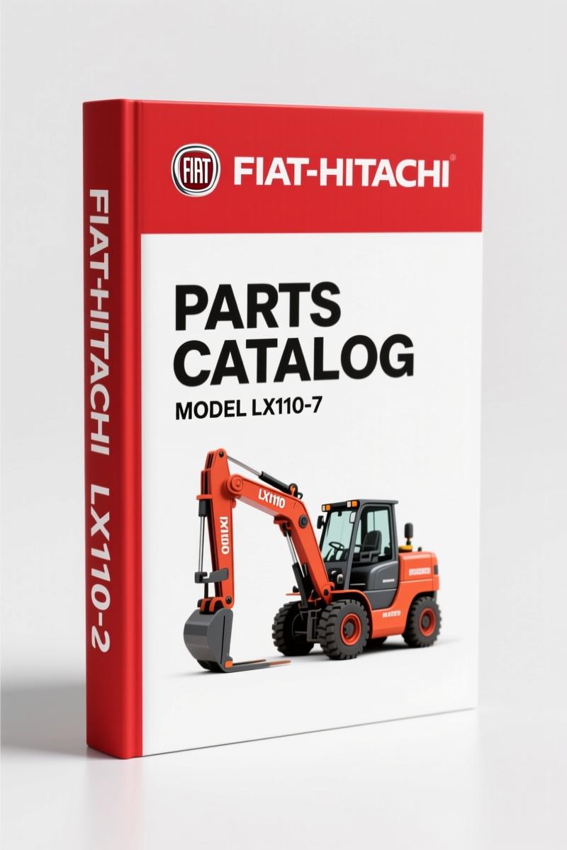 Fiat-hitachi LX110-7 Parts Catalog – 458 Pages OEM Component Data