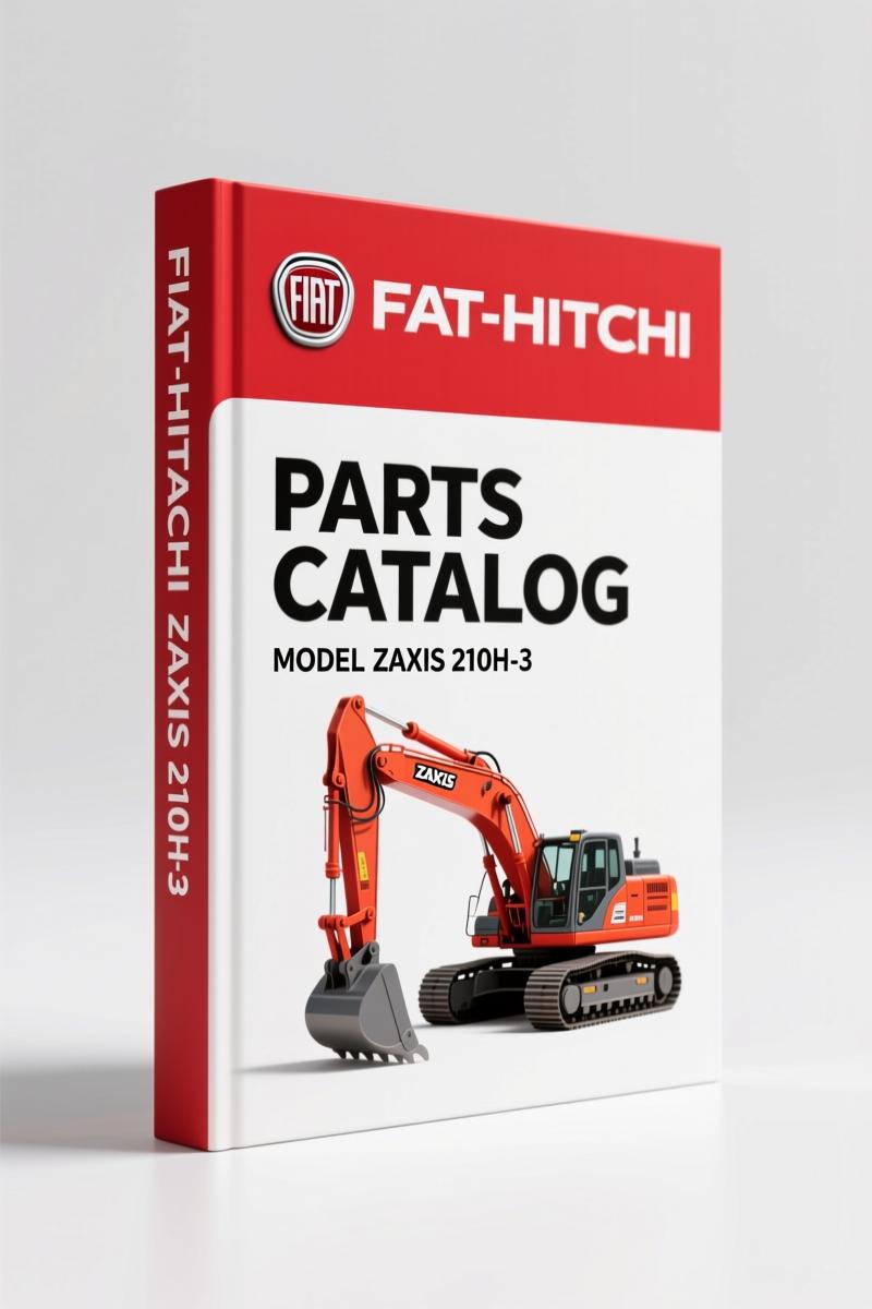 Fiat-hitachi ZAXIS 200-3 Series Parts Catalog – 739 Pages OEM