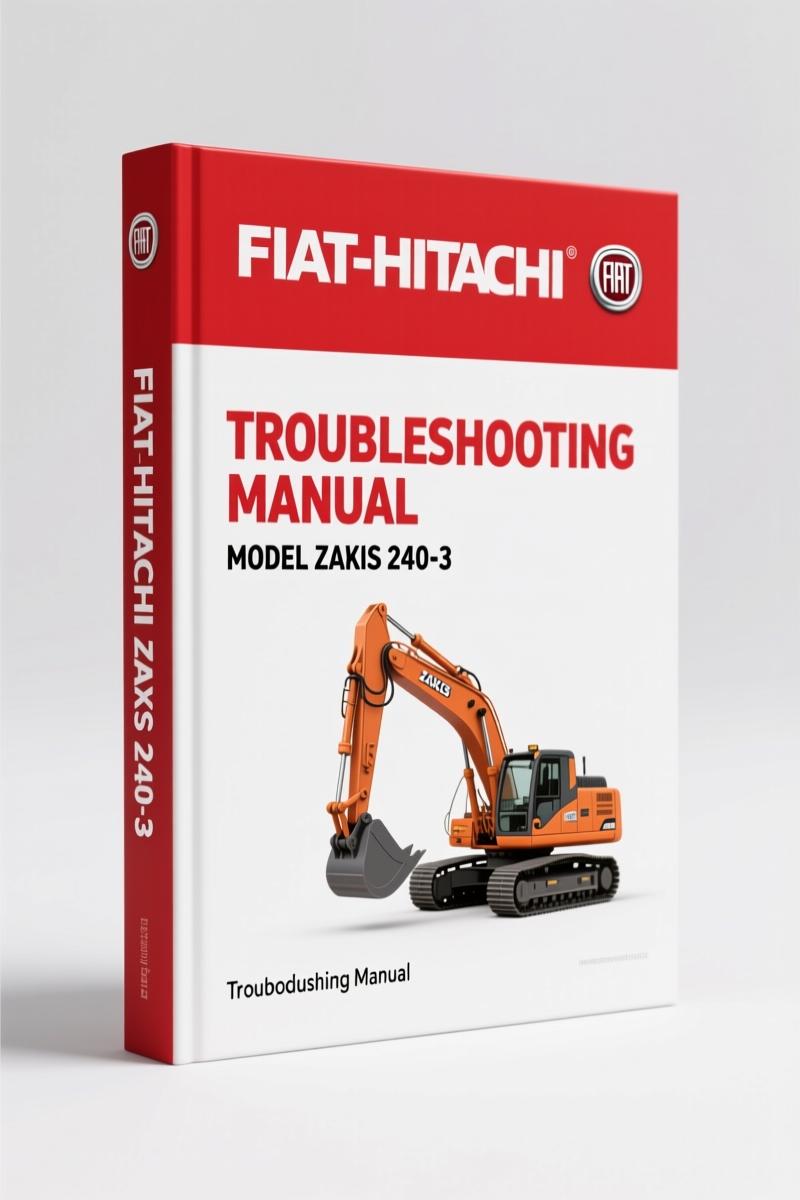 Fiat-hitachi ZAXIS 200-3, 210H-3, 210K-3, 210N-3, 240-3 2006 Troubleshooting Manual
