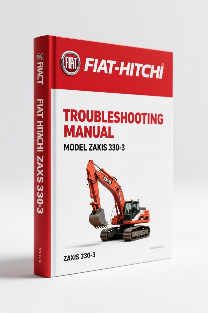 Fiat-hitachi ZAXIS 330-3 2006 Troubleshooting Manual – 633 Pages