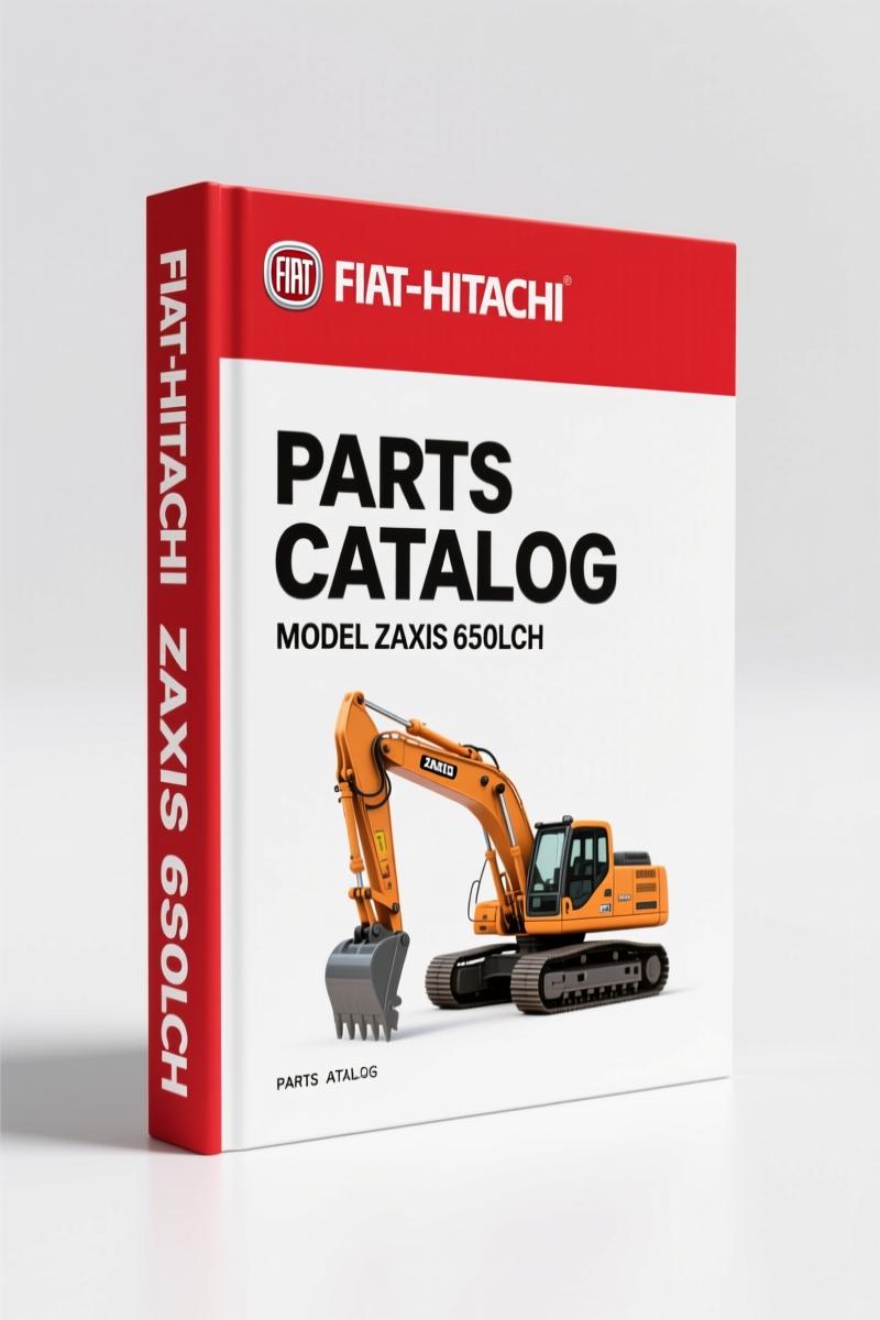 Fiat-hitachi ZAXIS 600, 600LC, 650H, 650LCH Parts Catalog – 584 Pages